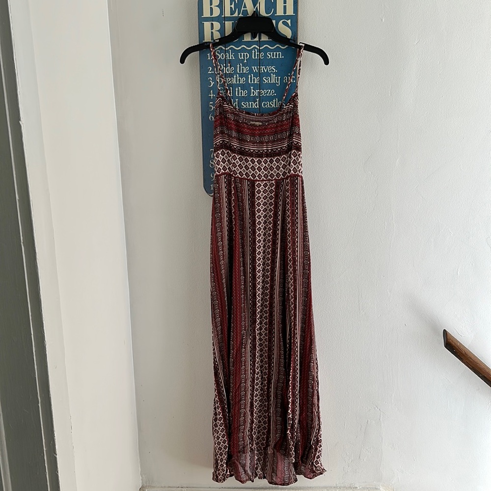 Aztec Print Maxi Dress